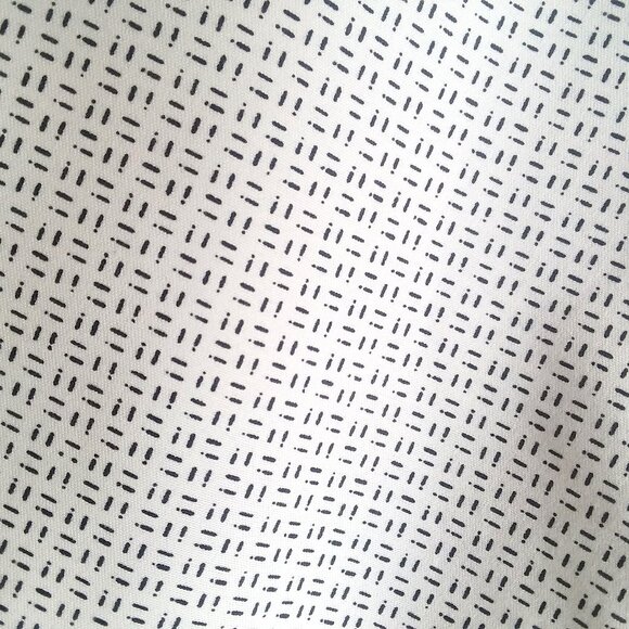 Nine West Men's Long Sleeve Dress Shirt M - Slim Fit White with Black Design NWT - Picture 13 of 16